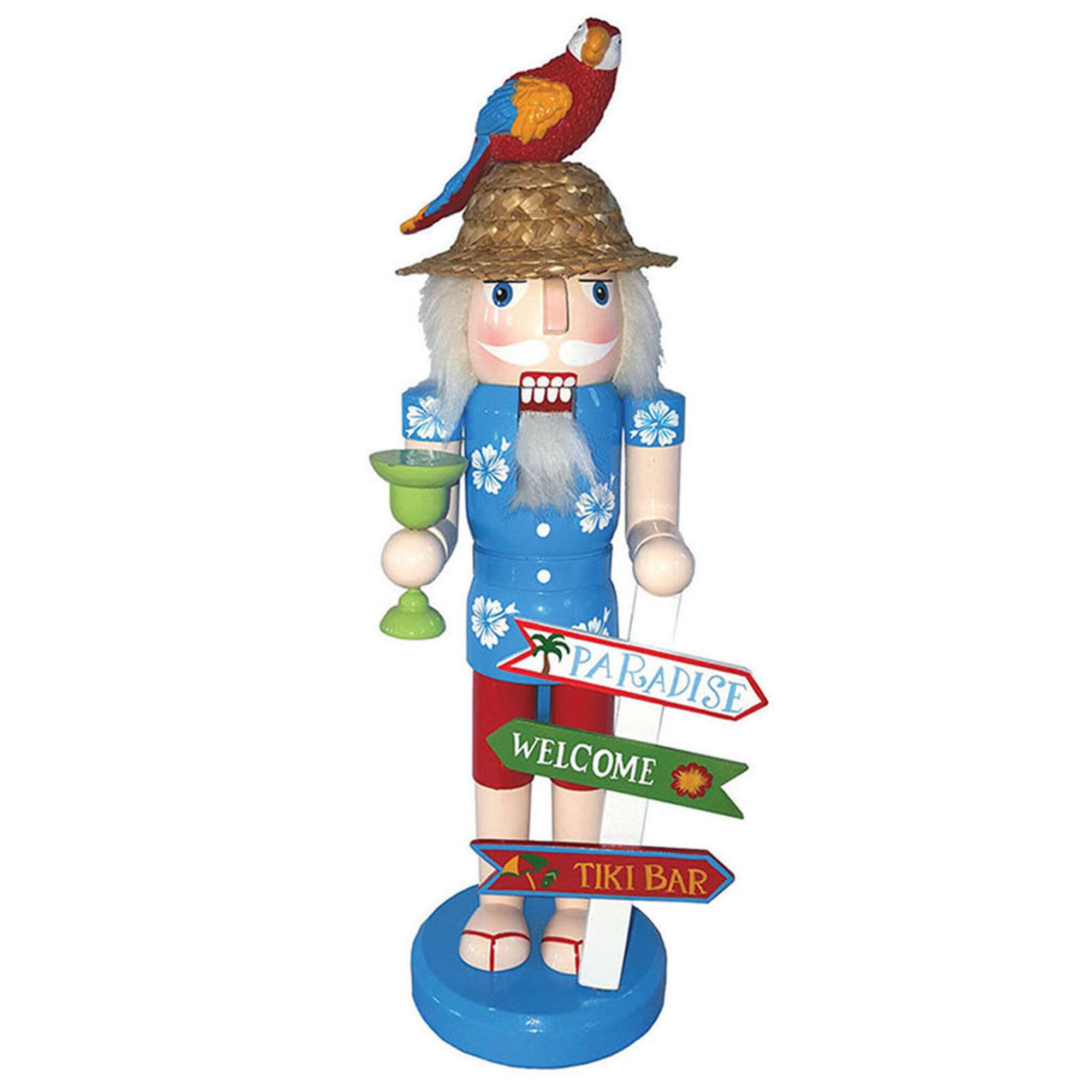 Santa's Workshop 14" Welcome To Paradise Nutcracker